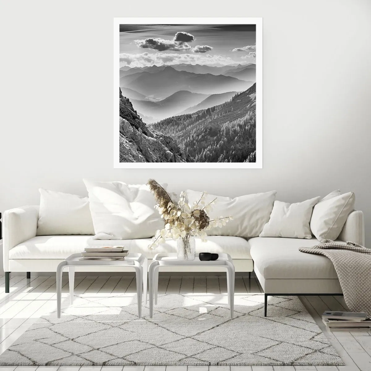 Poster - All the Way to the Horizon - 30x30 cm