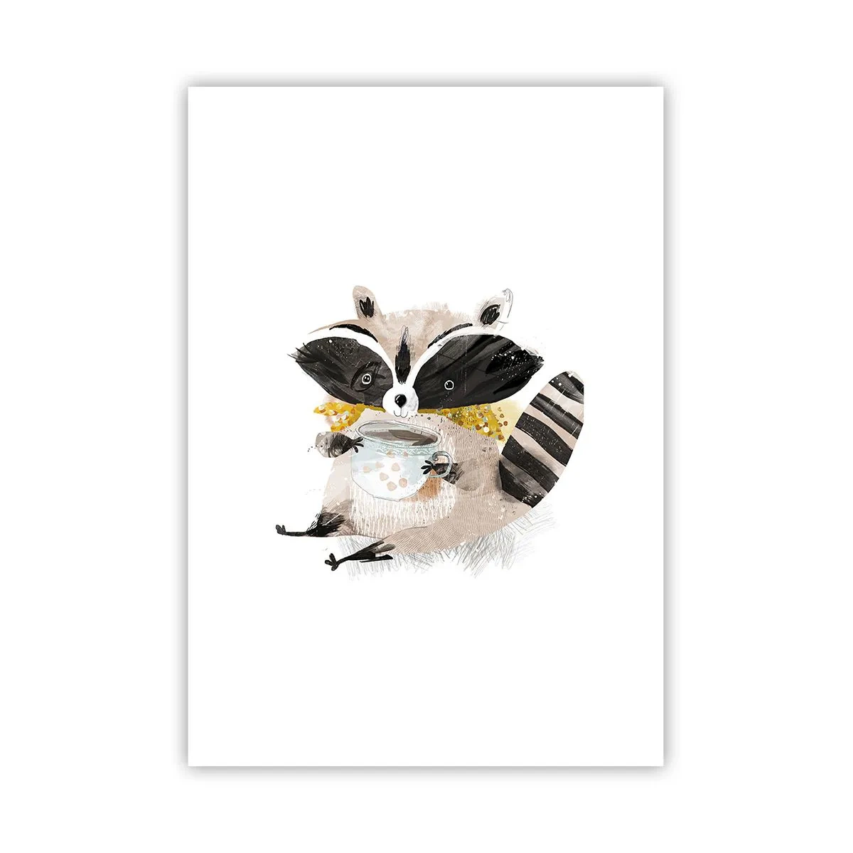 Poster - My Friend Raccoon - 70x100 cm