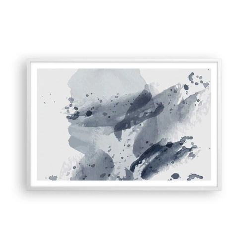 Poster in white frmae - Study in Nature of Water - 91x61 cm