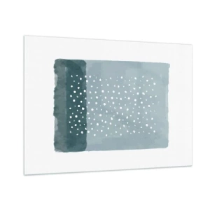 Glass picture - Grown on the Blue - 100x70 cm