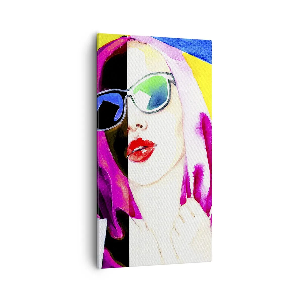 Canvas picture - I Am not White I Am not Black - 55x100 cm