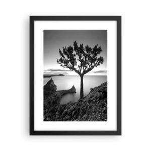 Poster in black frame - Quiet All Around - 30x40 cm