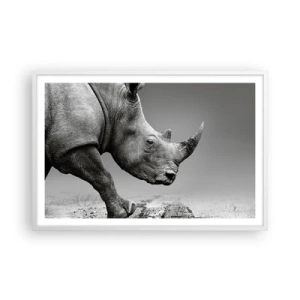 Poster in white frmae - Uncontrolled Power - 91x61 cm