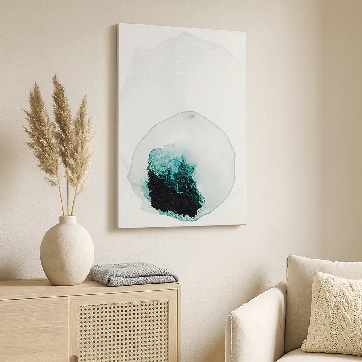 Canvas picture - In a Waterdrop - 50x70 cm