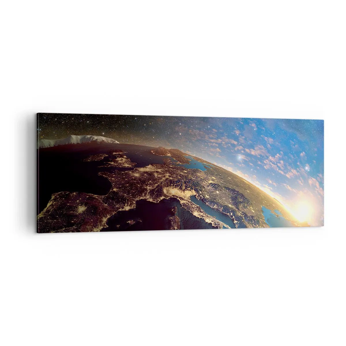 Canvas picture - Let's Look at Each Other from a Distance - 140x50 cm