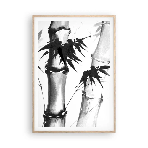Poster in light oak frame - Close-up to the Orient - 70x100 cm