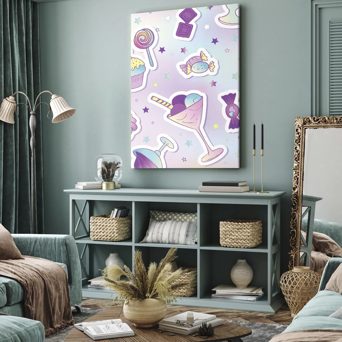 Canvas picture - Why We Can't Have Birthday Everyday? - 65x120 cm