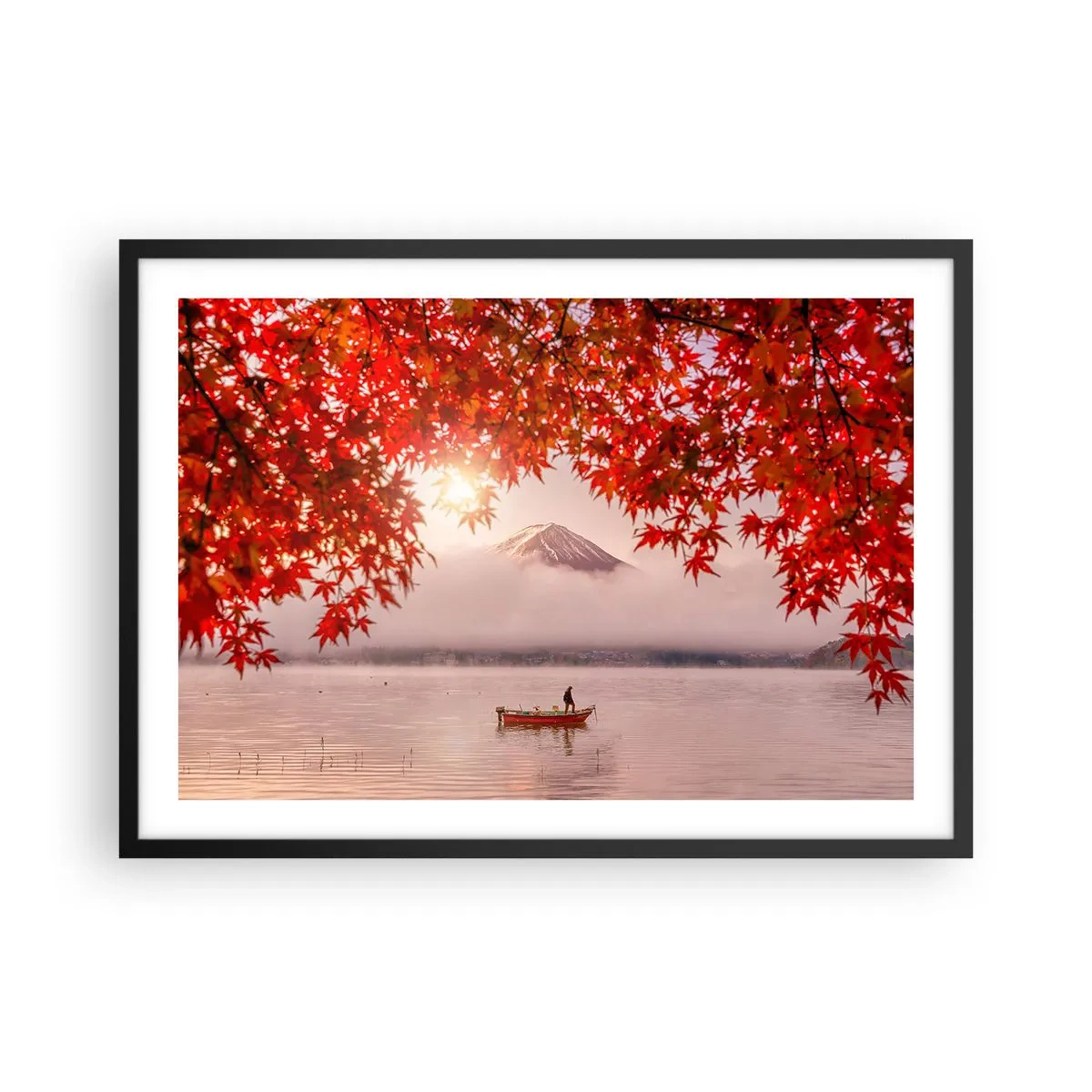 Poster in black frame - In Japanese Style - 70x50 cm