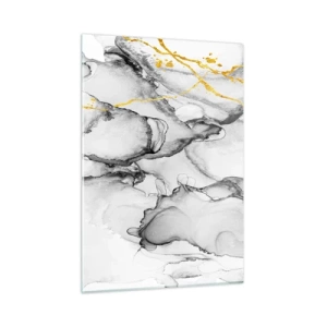 Glass picture - Composition with a Golden Motif - 50x70 cm