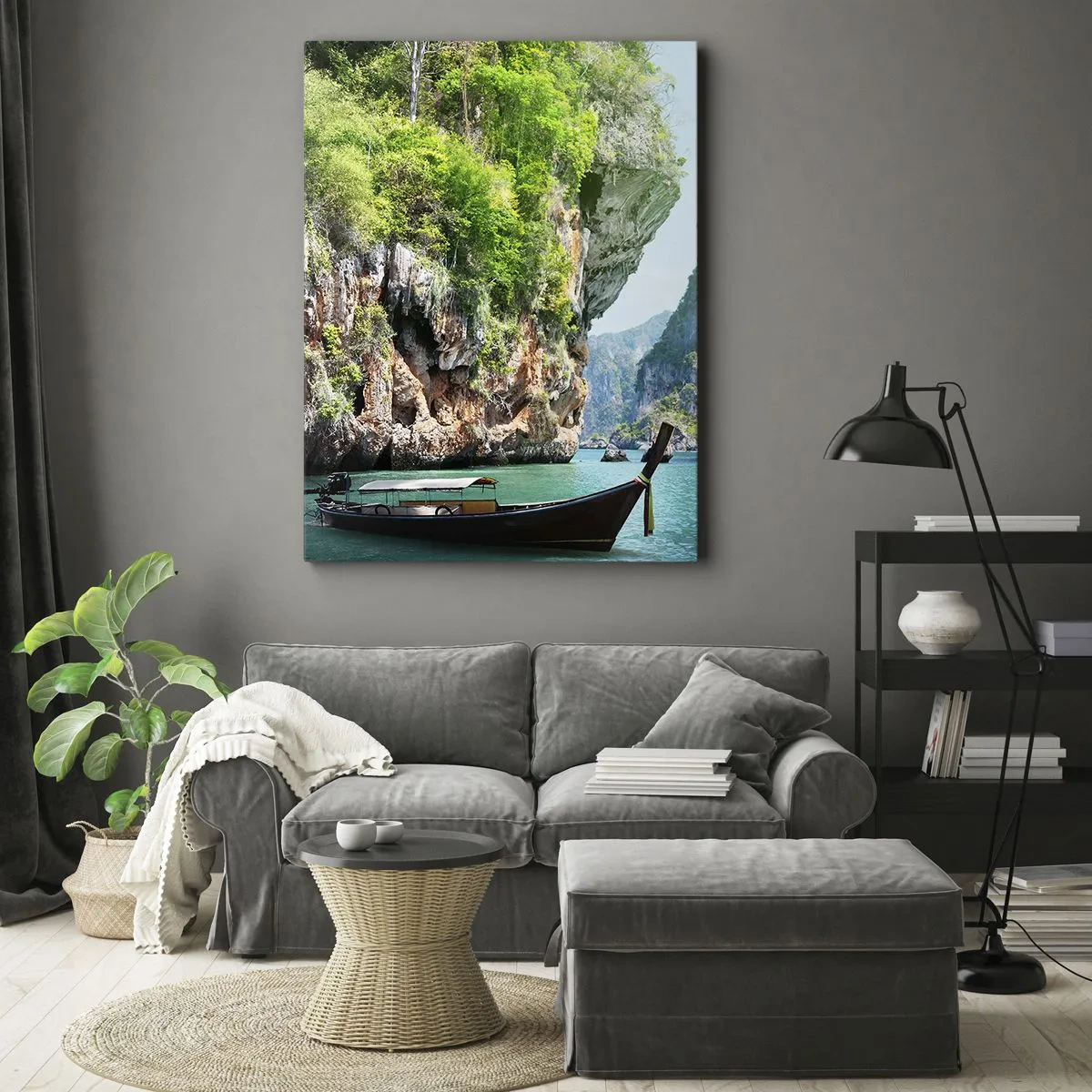 Canvas picture - Invitation for an Exotic Trip - 80x120 cm