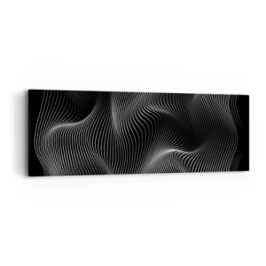 Canvas picture - Dance of the Light in Space - 90x30 cm
