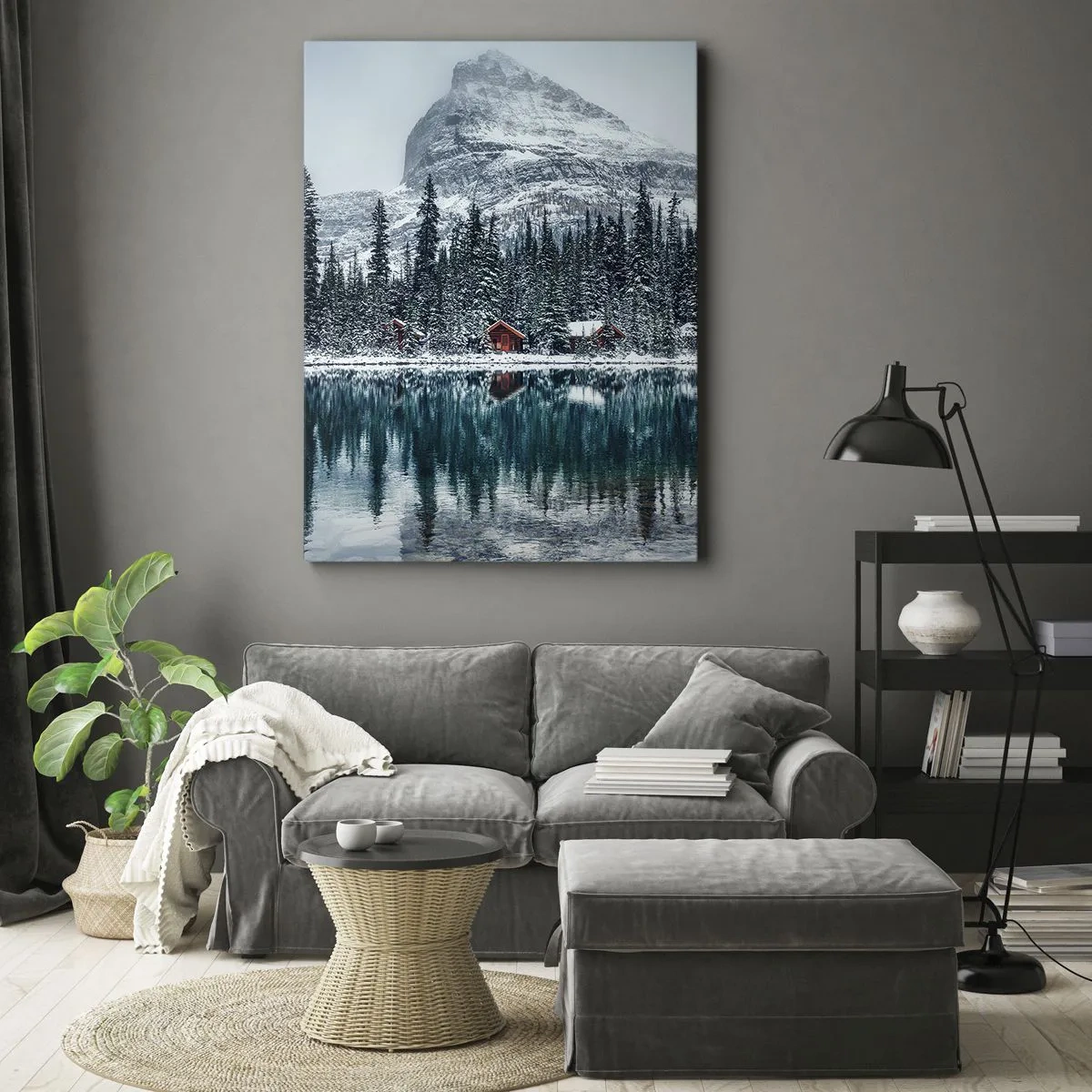 Canvas picture - Canadian Retreat - 65x120 cm