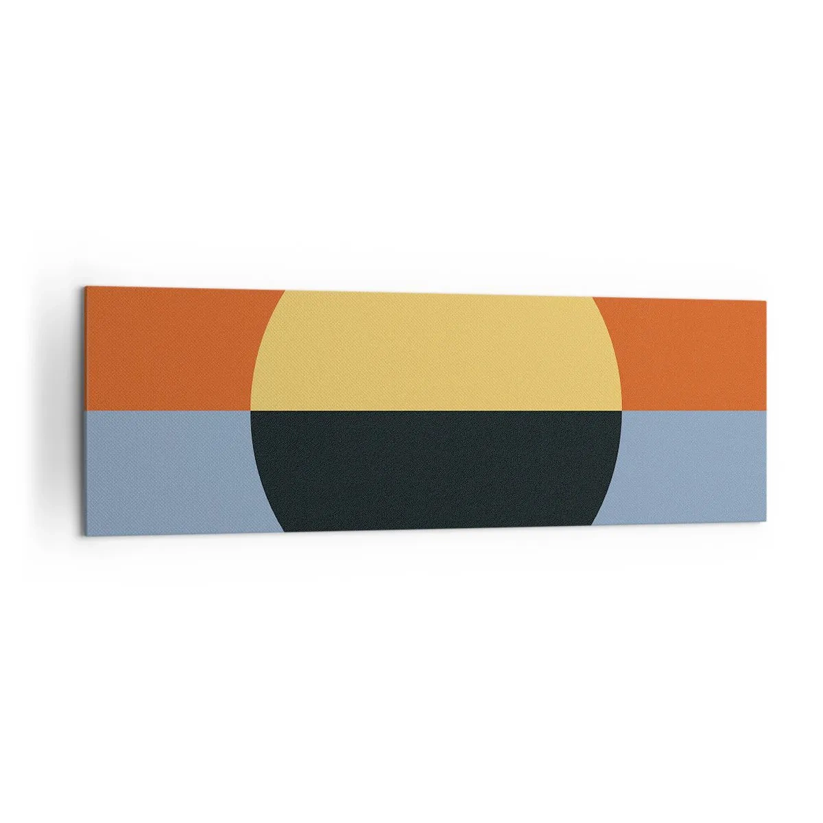 Canvas picture - Composition of Warm and Cool - 160x50 cm