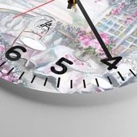 Clock face with numbers