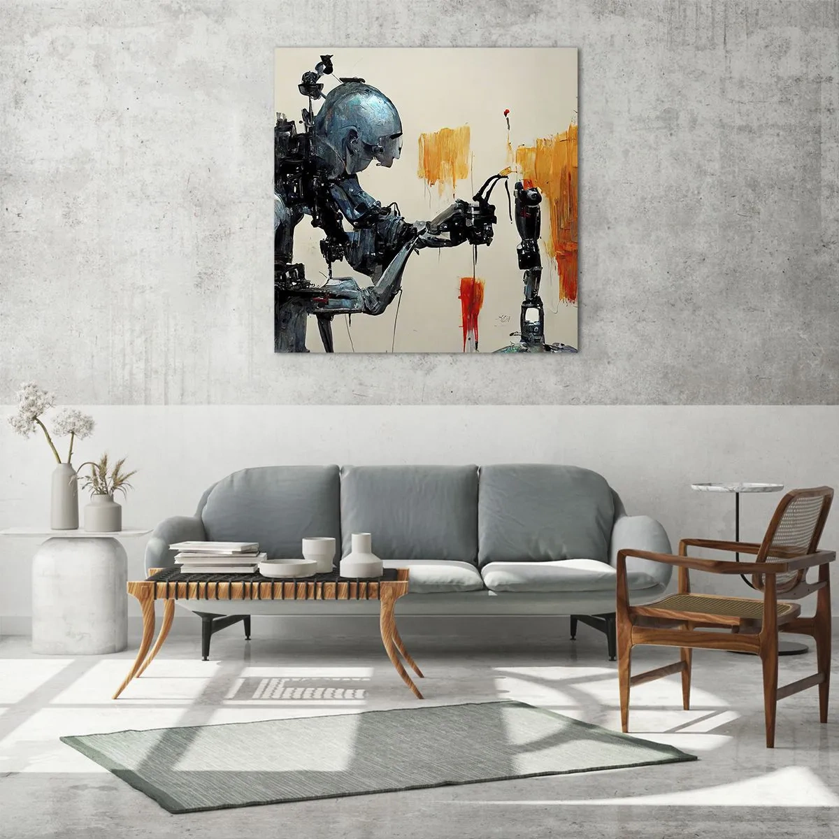 Glass picture - This Is Tomorrow - 70x70 cm