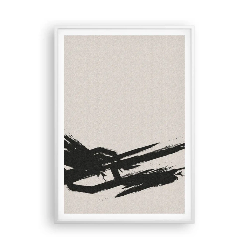 Poster in white frmae - Uncontrollable Rush - 70x100 cm