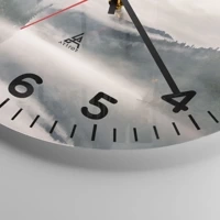 Clock face with numbers