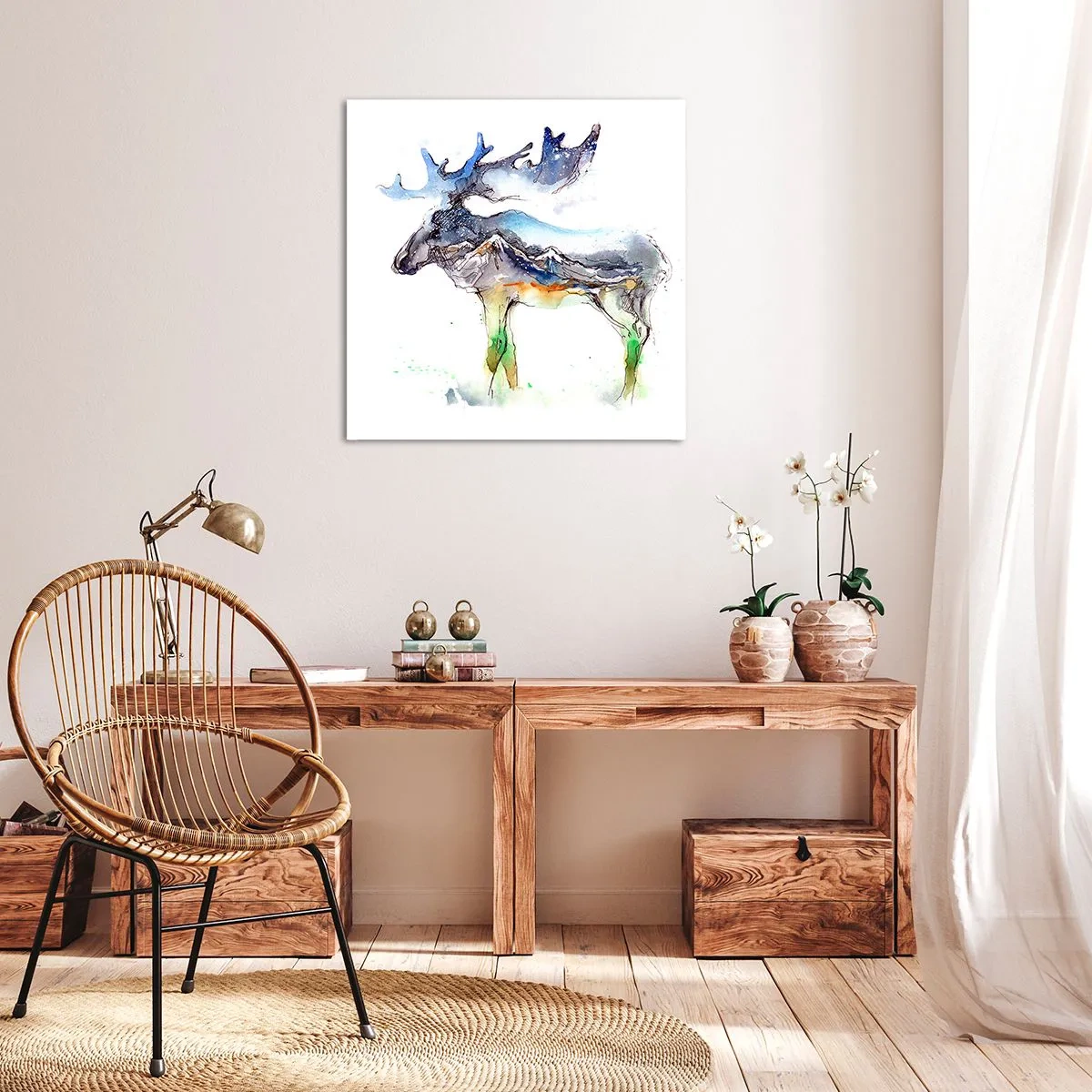 Canvas picture - Hero of a Winter's Tale - 30x30 cm