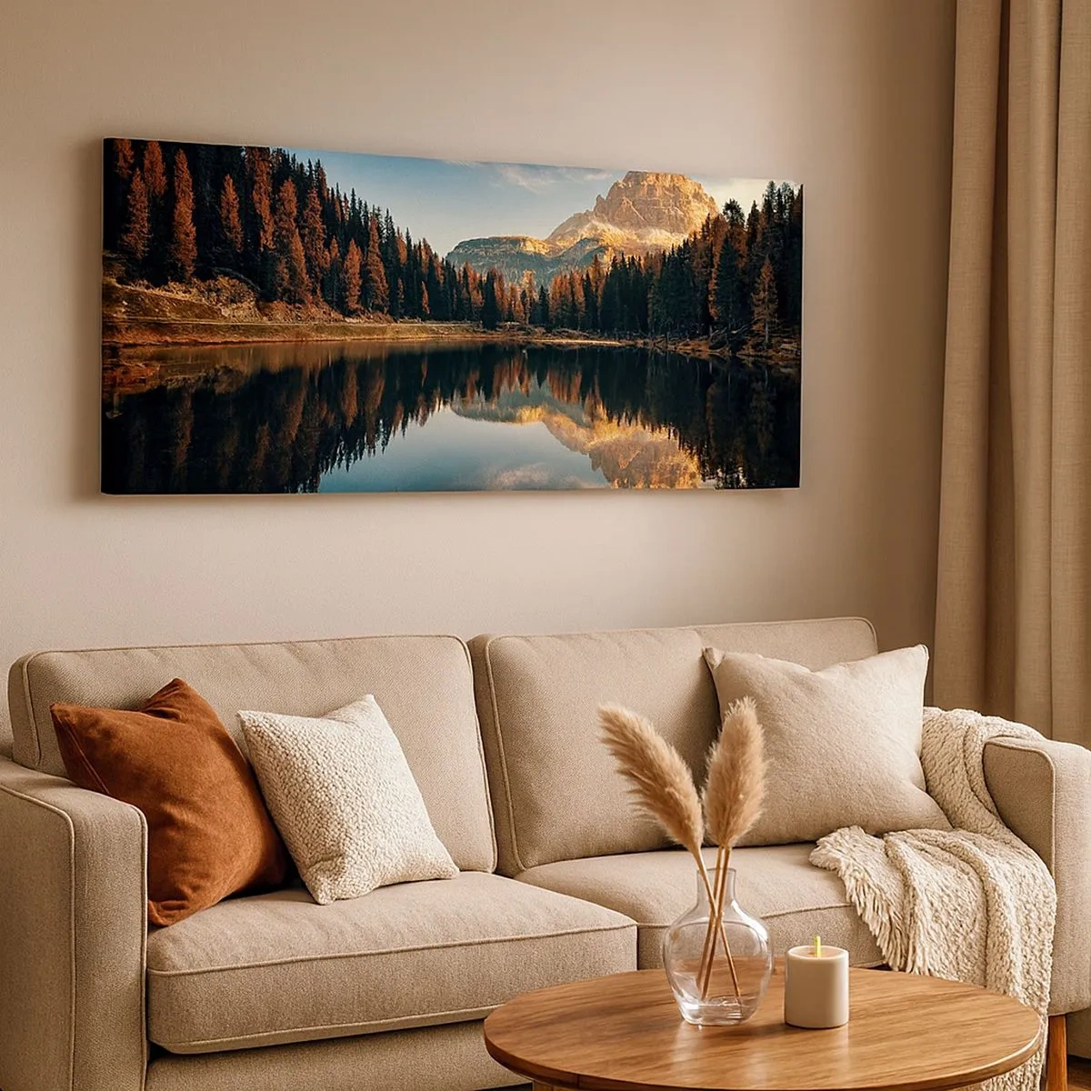 Canvas picture - Double Landscape - 100x40 cm