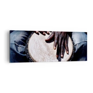 Canvas picture - Live at Your Own Rhythm - 140x50 cm
