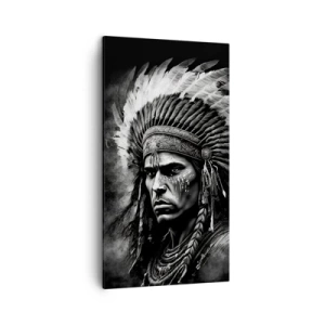Canvas picture - Chief and Warrior - 45x80 cm