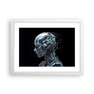 Poster in white frmae - Technology Is a Woman - 40x30 cm