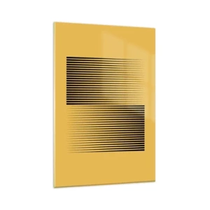 Glass picture - Square Opposites - 80x120 cm