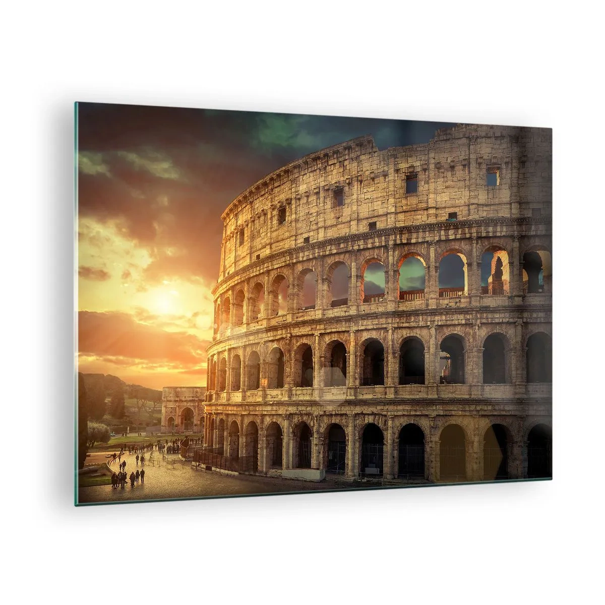 Glass picture - A colossal impression - 70x50cm - Colossal Impression - Modern wall decoration for the living room and bedroom ARTTOR