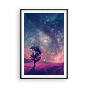Poster in black frame - Under Magical Sky - 61x91 cm