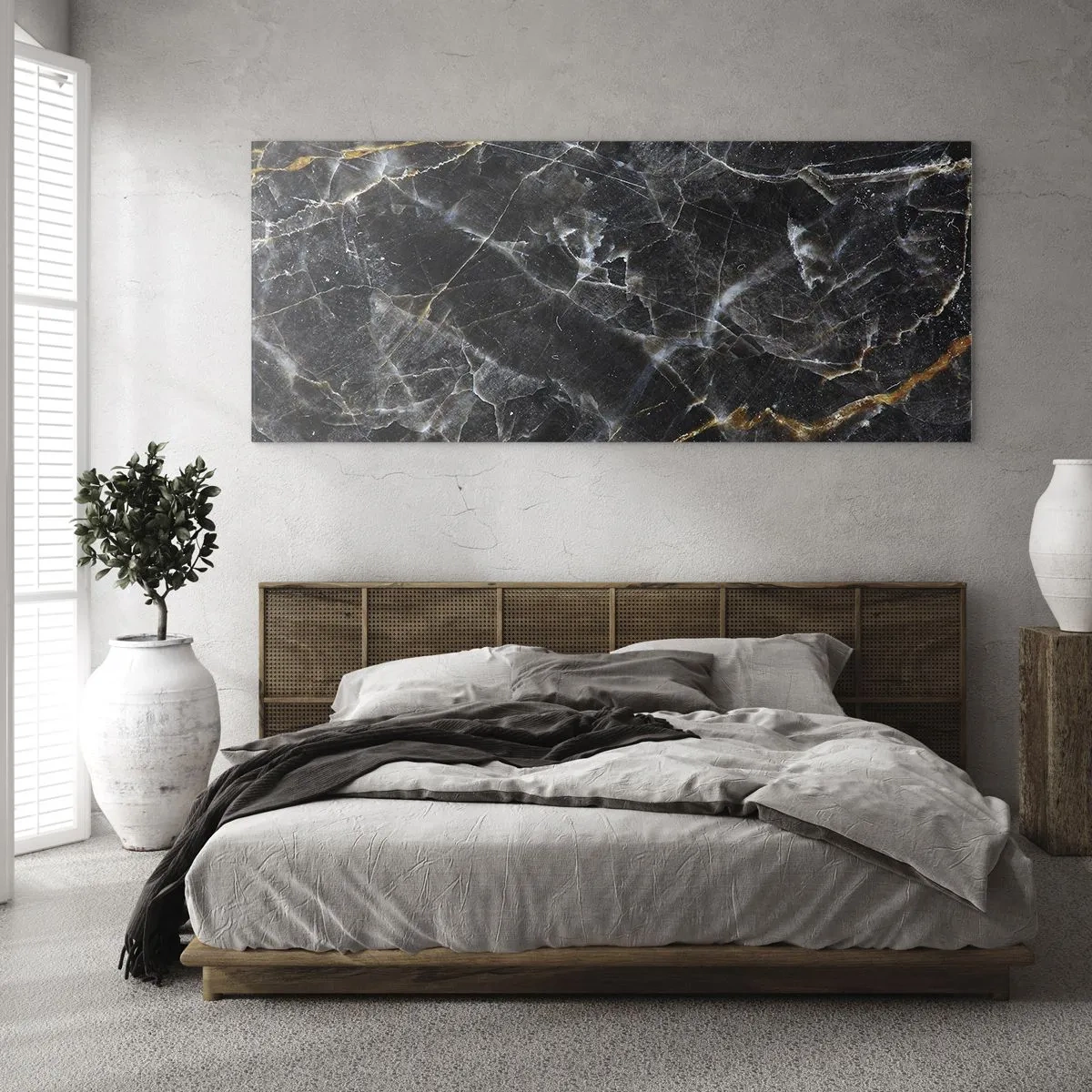 Glass picture - Interior Life of a Stone - 90x30 cm