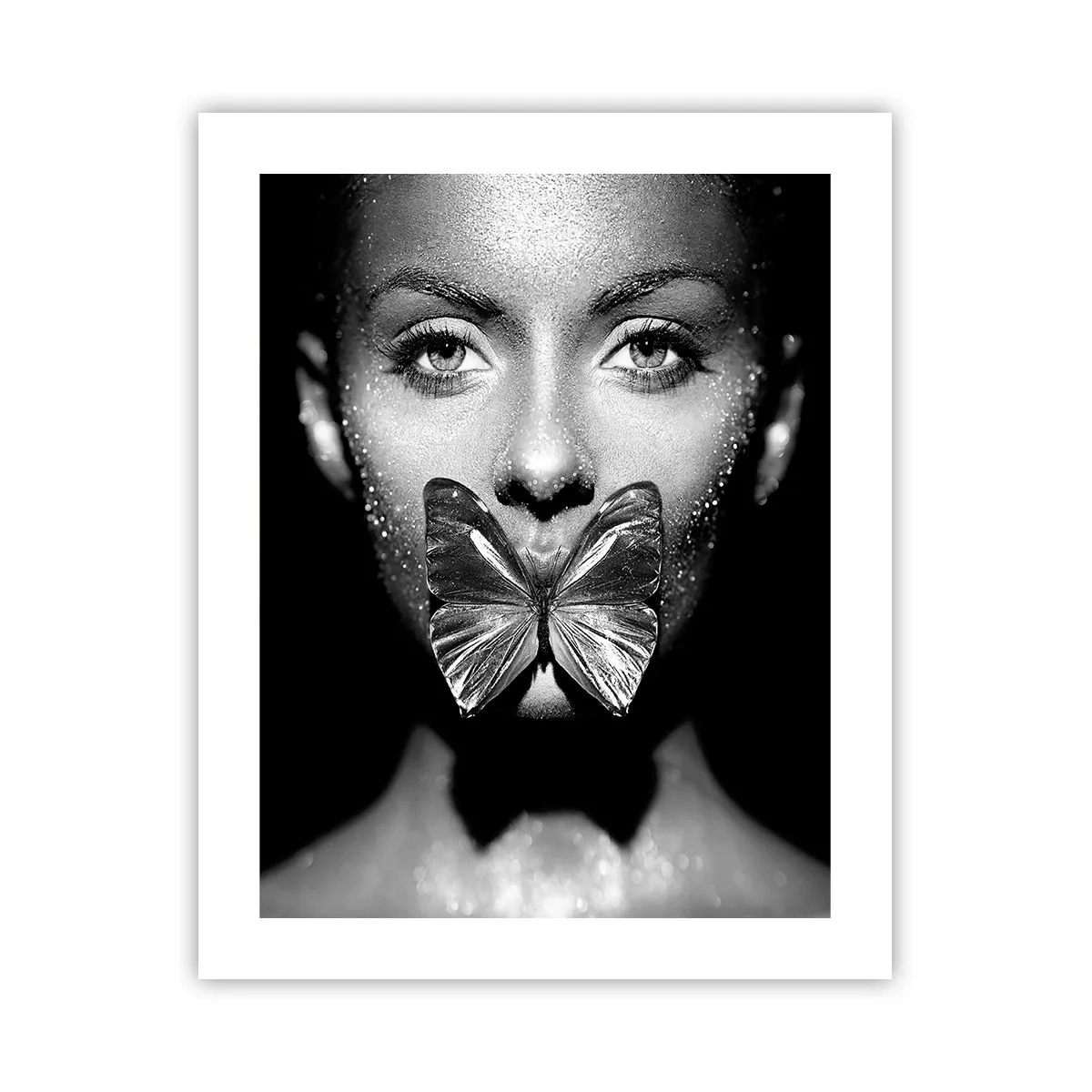Poster - Butterfly Kiss - 40x50 cm