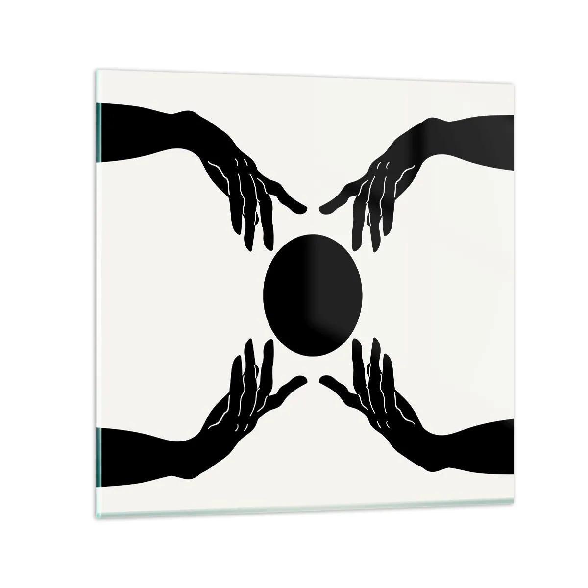 Glass picture - Secret Sign - 70x70 cm