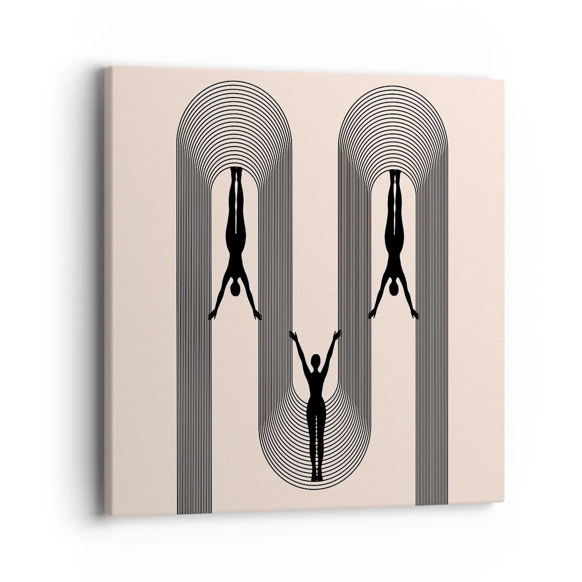 Canvas picture - Upside Down - 40x40 cm