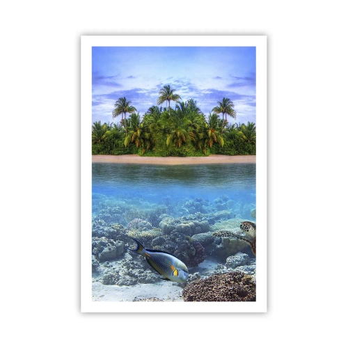 Poster - Heavenly Island Invites You - 61x91 cm