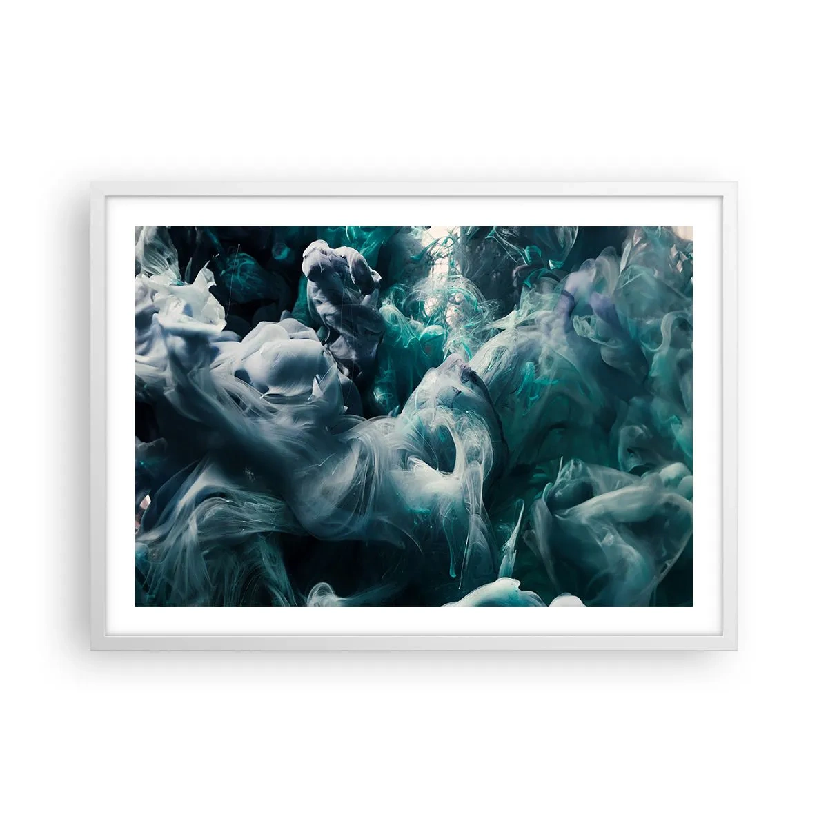 Poster in white frmae - Movement of Colour - 70x50 cm