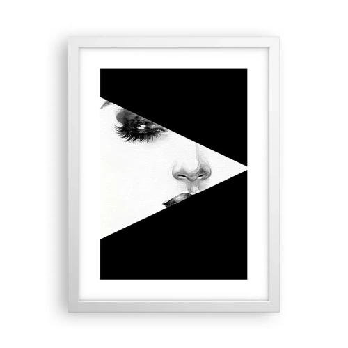 Poster in white frmae - Forever Uncovered - 30x40 cm