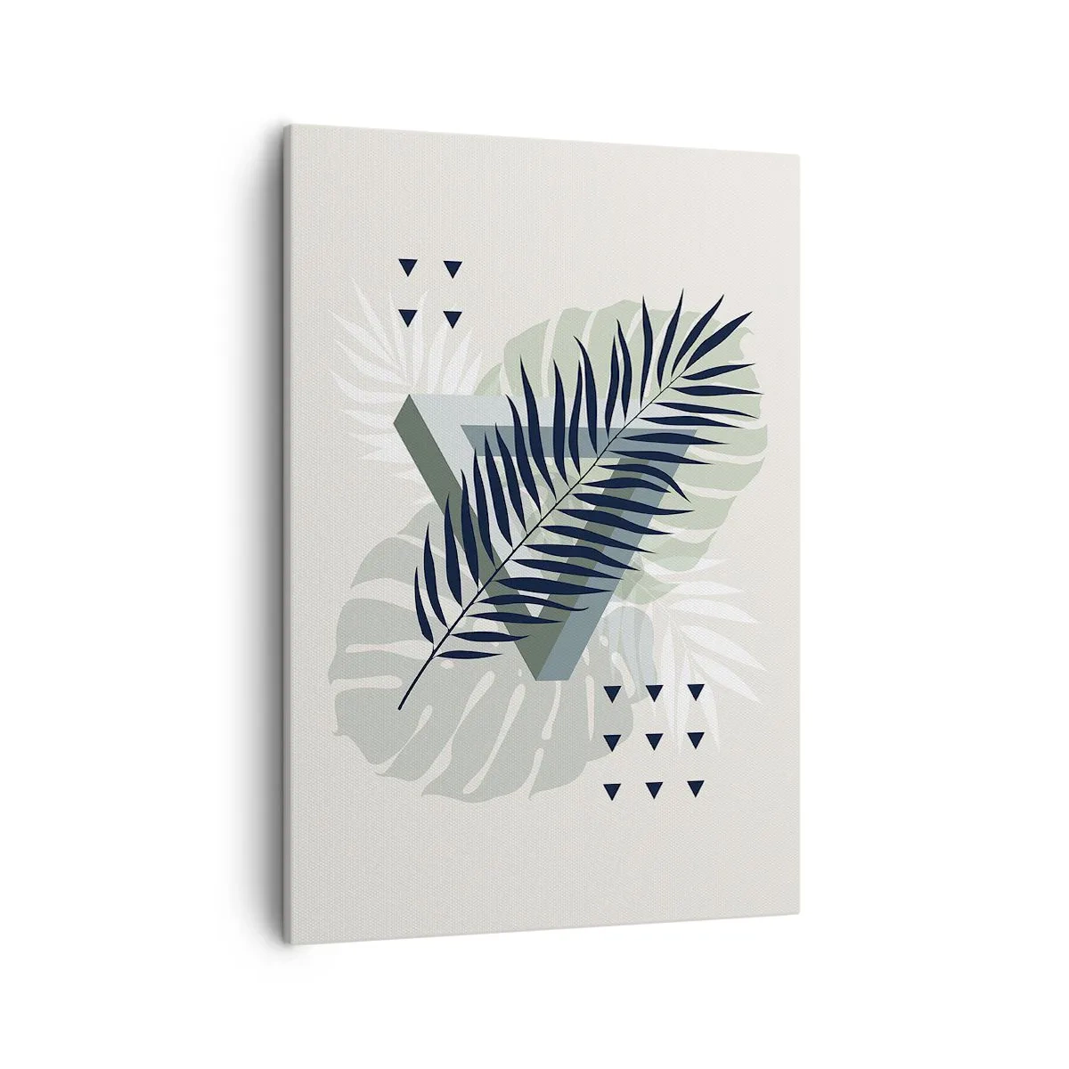 Canvas picture - Nature and Geometry - Two Orders? - 50x70 cm