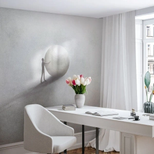 Photo Wallpaper Premium Sand - Game of Life - Abstraction, Piece, Man - 350x256 cm