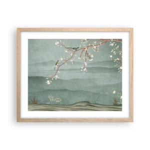 Poster in light oak frame - Spring, It Is You - 50x40 cm