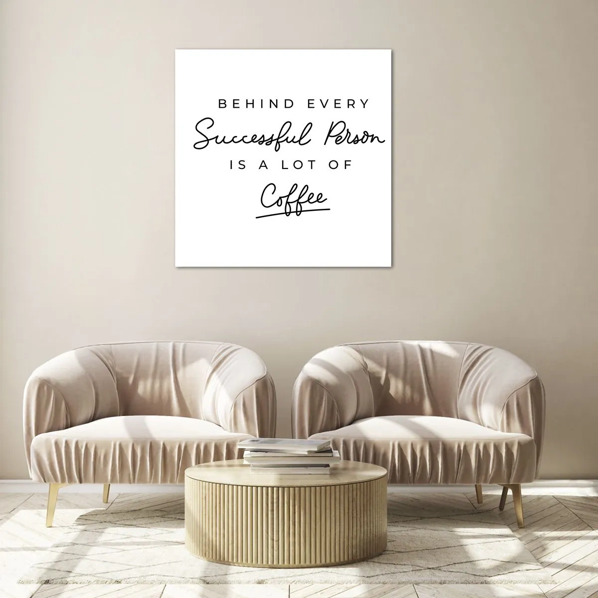 Glass picture - Secret of Success - 40x40 cm