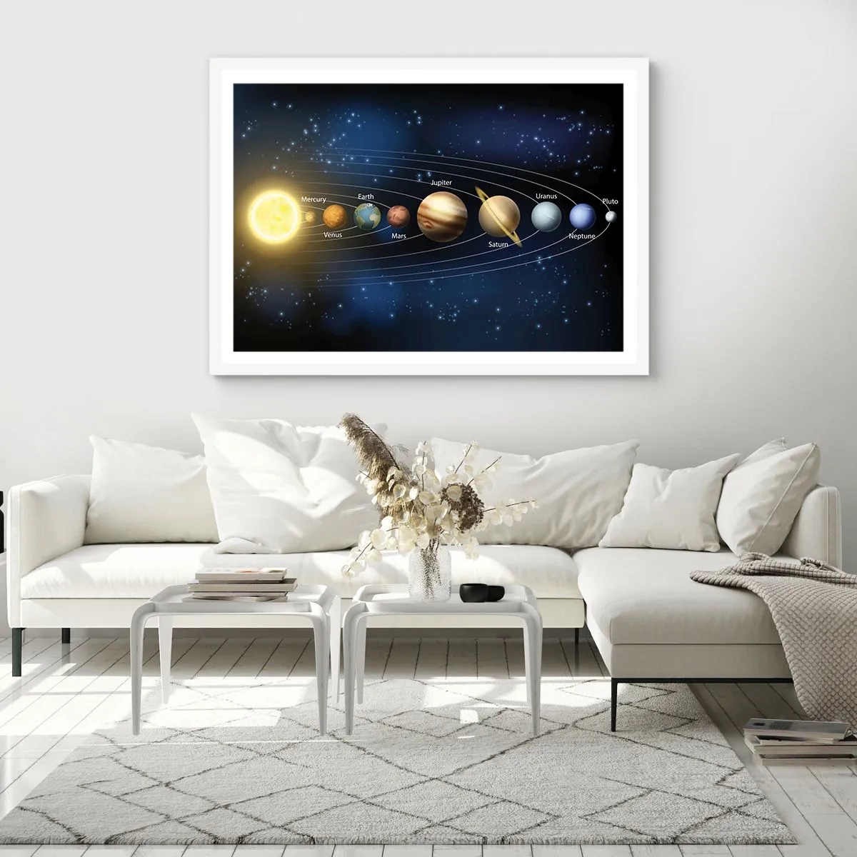 Poster in white frmae - One in Ten - 50x40 cm