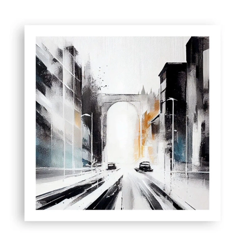 Poster - Study of a City: Architecture and Movement - 60x60 cm