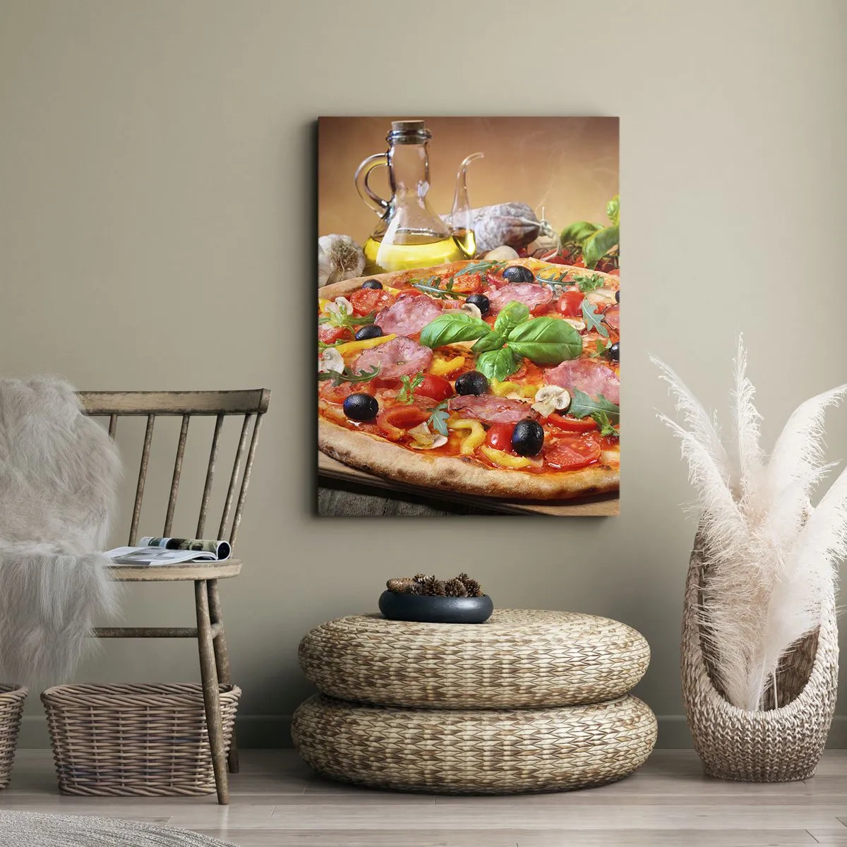 Canvas picture - With a Real Italian Flavouring - 70x100 cm