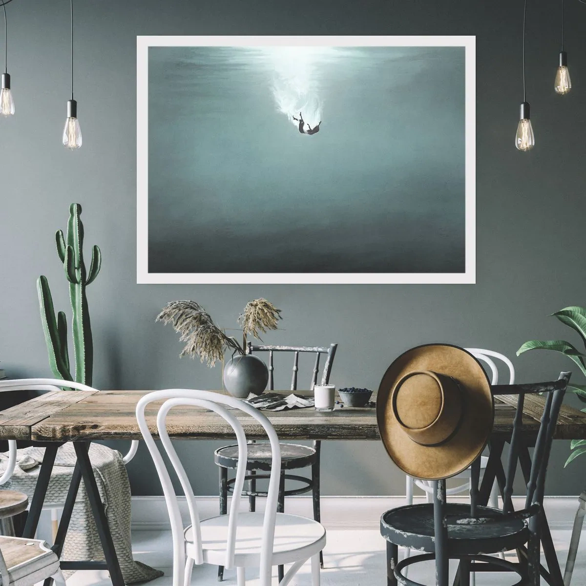 Poster - In the Arms of the Ocean - 100x70 cm