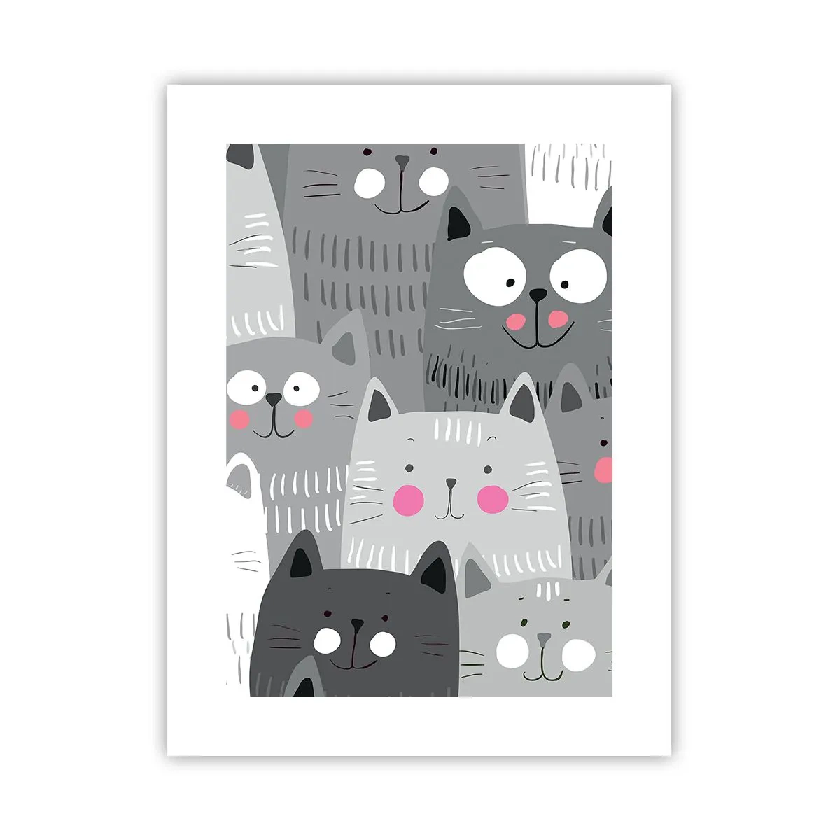 Poster - Cat's World - 30x40 cm