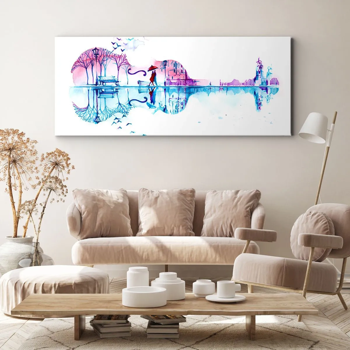 Canvas picture - I Will Bring Canticles of Rain - 100x40 cm