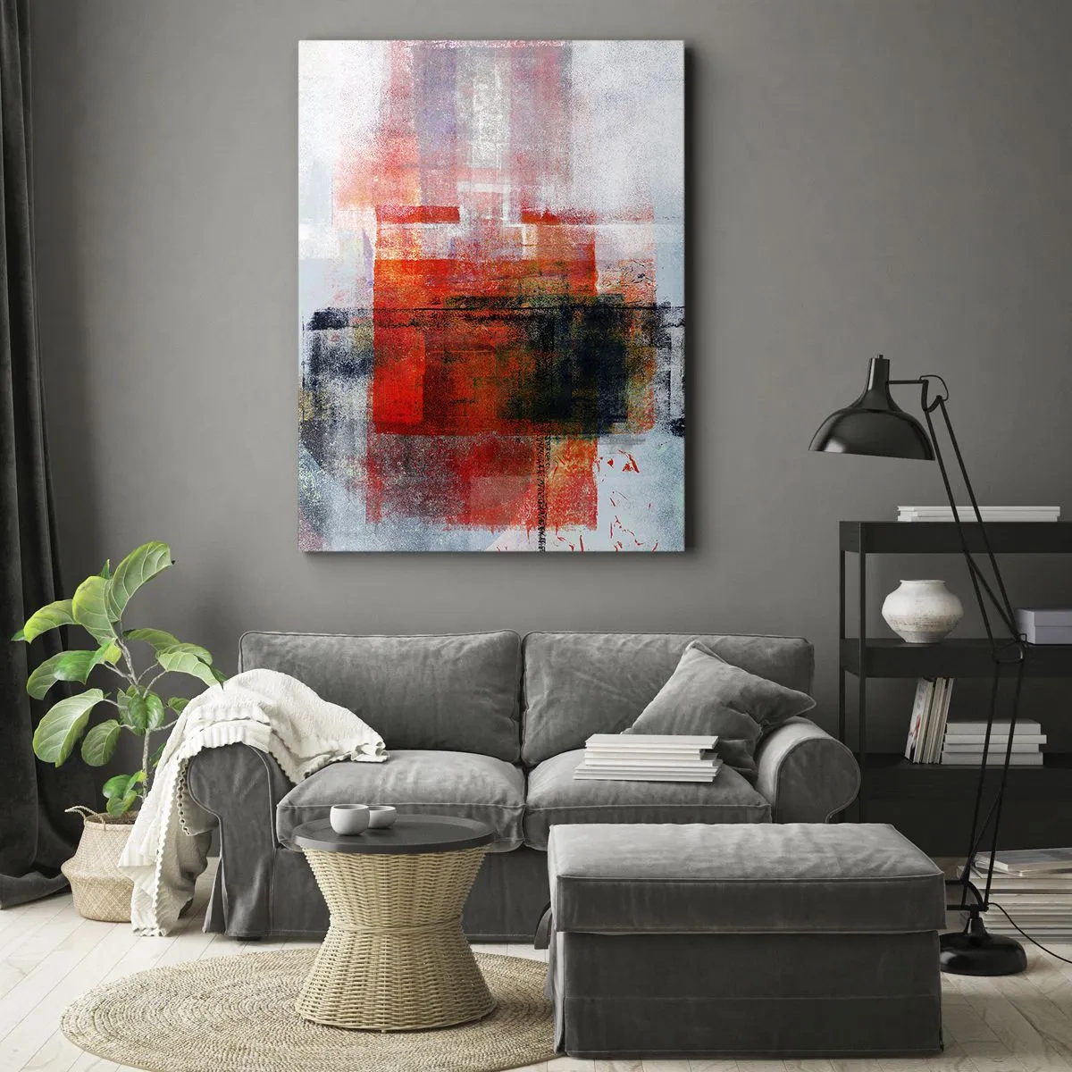 Canvas picture - Glowing Composition - 50x70 cm
