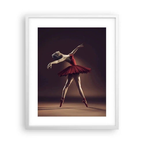 Poster in white frmae - Prima Ballerina - 40x50 cm