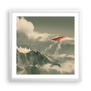 Poster in white frmae - Fearless Pioneer - 50x50 cm