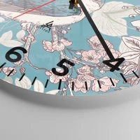 Clock face with numbers